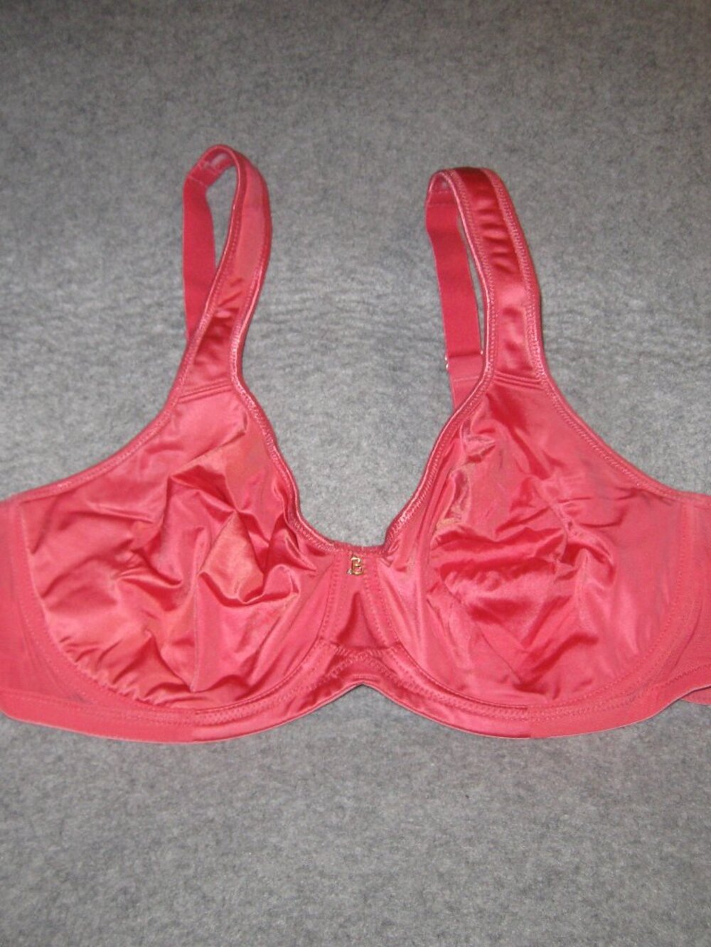 Breezies Signature Shine Unlined Underwire Support Bra 42B Honeysuckle